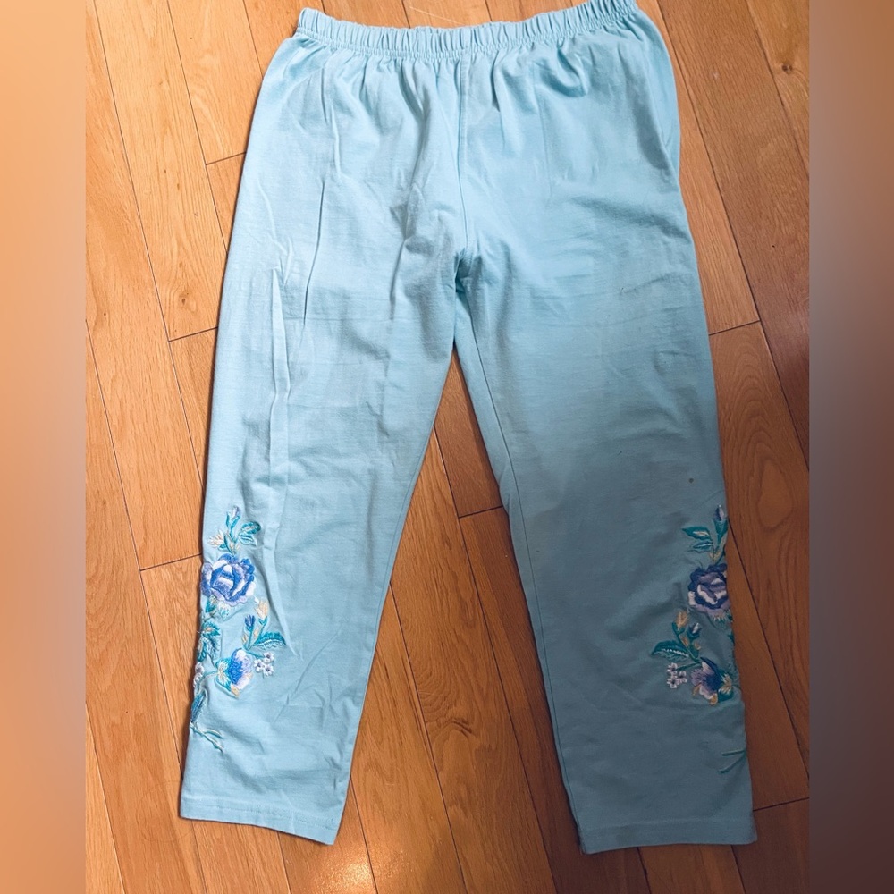 April Cornell cropped leggings, size M